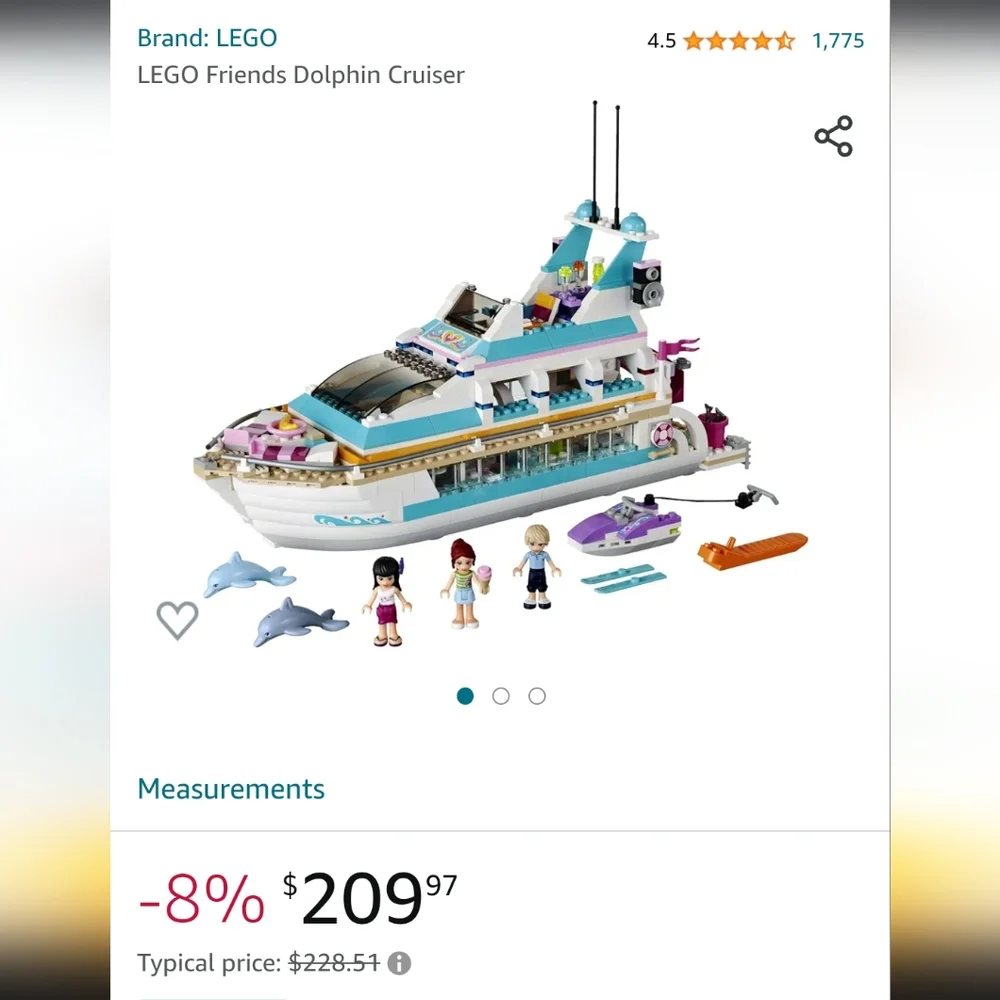 Lego Friends Dolphin Cruiser Set - Kit 41015 - Picture 13 of 16